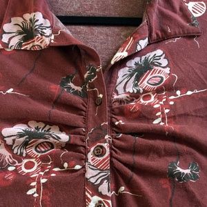 Vintage Patagonia Button Up Shirt Abstract Floral